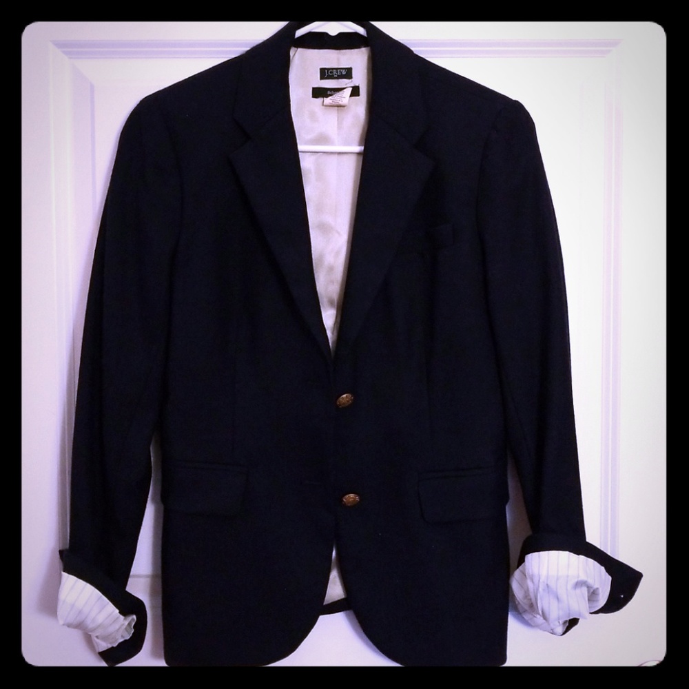JCrew navy blue schoolboy Blazer